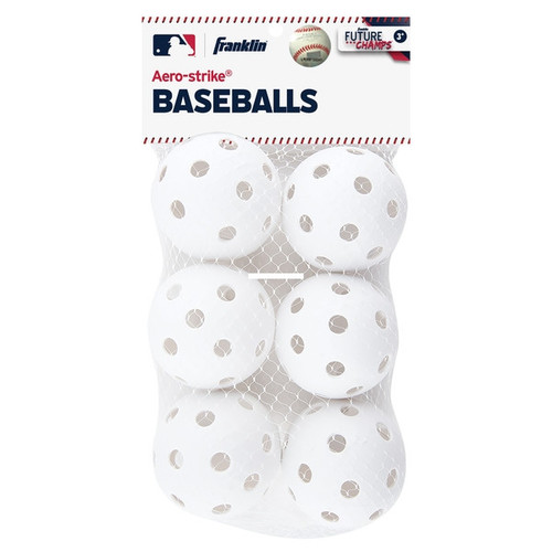 Vist Large View of Product Image Which is New Franklin AERO STRIKE 6 PK BASEBALLS