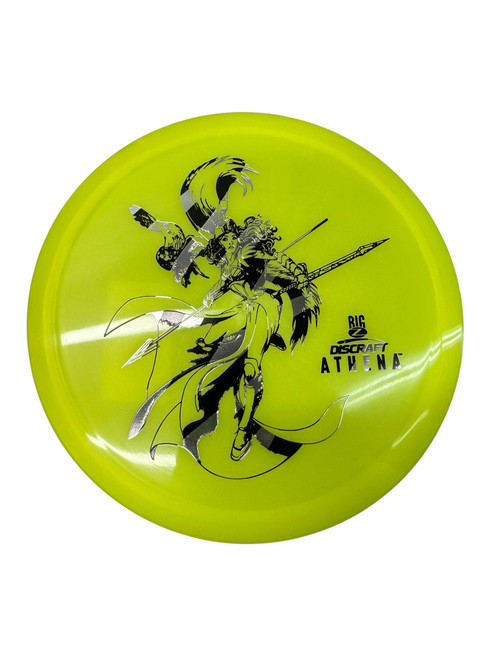 Vist Large View of Product Image Which is Used Discraft BIG Z ATHENA Disc Golf Driver Yellow 172g