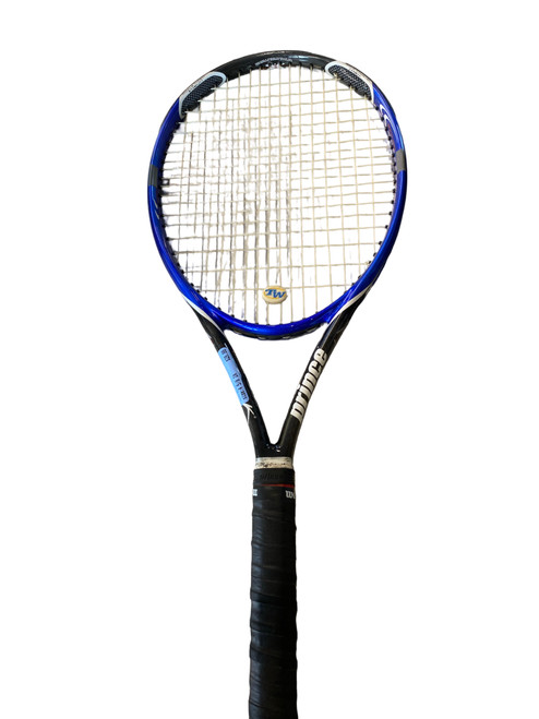 Vist Large View of Product Image Which is Used Prince PRO Adult Tennis Racquet Black 4 5/8"