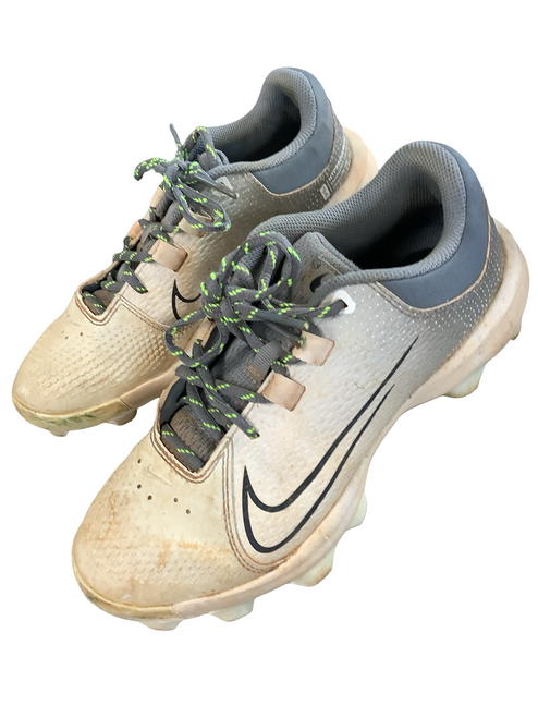 Vist Large View of Product Image Which is Used Nike HYPERDIAMOND BB/SB Cleats White Senior 7.5