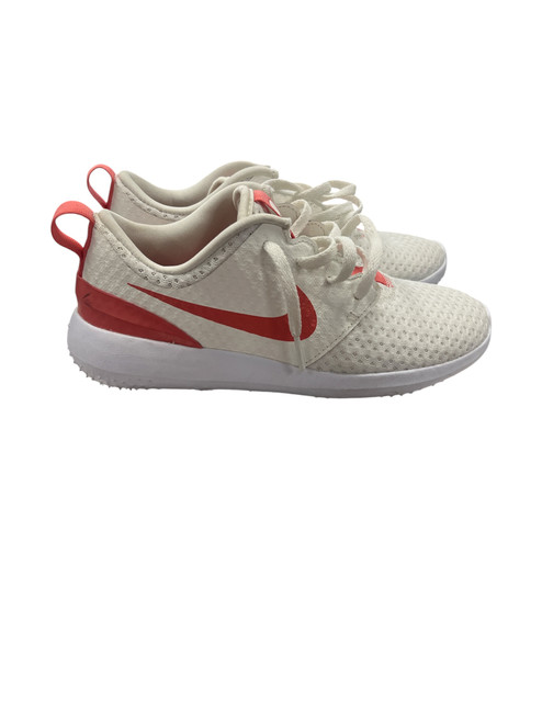 Vist Large View of Product Image Which is Used Nike Jr Golf Shoes White Junior 03