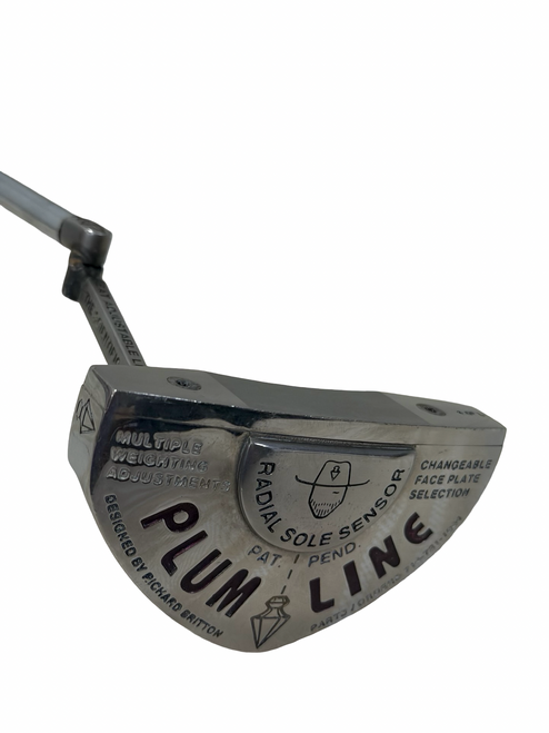 Vist Large View of Product Image Which is Used PLUM LINE RADIAL SOLE SENSOR Golf Putter LH 34"