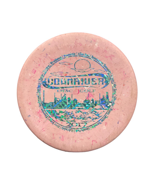 Vist Large View of Product Image Which is Used DOWNRIVER DISC GOLF PUTTER Disc Golf Putter Pink
