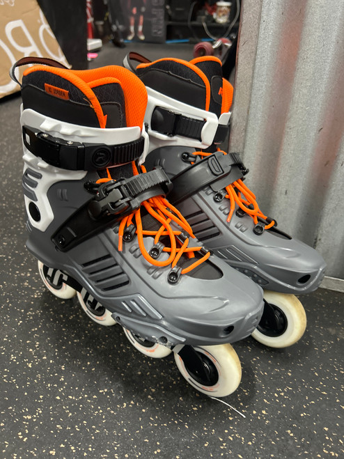 Vist Large View of Product Image Which is Used Roller Hockey Skates Grey Senior 10.5