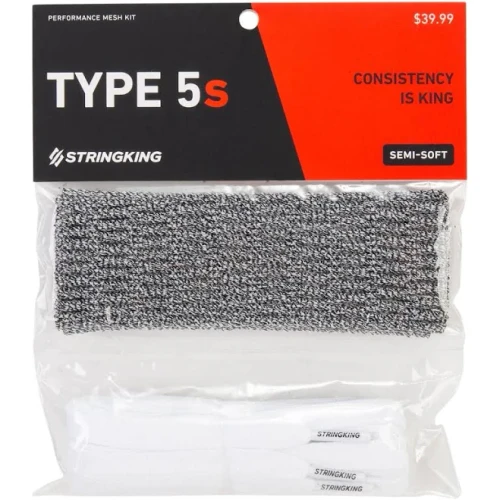 Vist Large View of Product Image Which is New TYPE 5S WHT/BLK SEMI-SOFT MESH