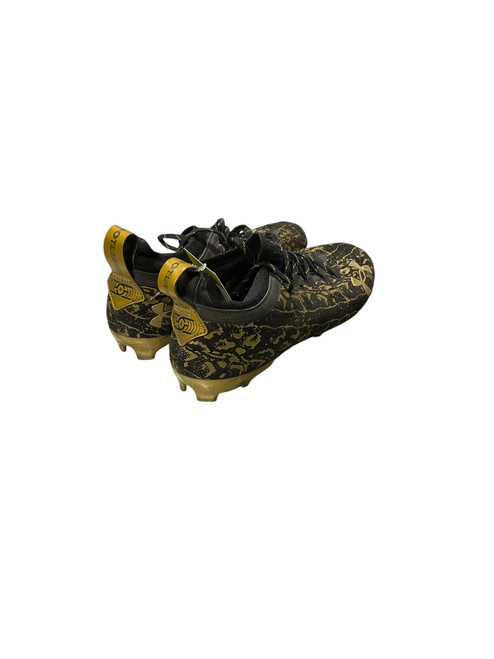Vist Large View of Product Image Which is Used Under Armour Soccer Cleats Black Senior 12
