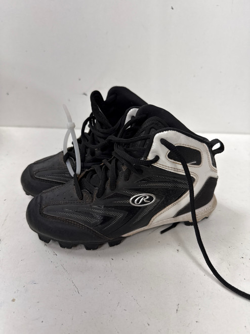 Vist Large View of Product Image Which is Used Rawlings RENEGADE BB/SB Cleats Black Junior 01