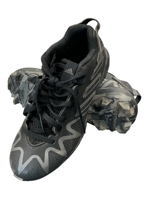 Vist Large View of Product Image Which is Used Adidas Jr FB Cleats Black Junior 03