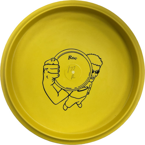 Vist Large View of Product Image Which is New Innova DX ROC Disc Golf Mid Range Yellow 177g
