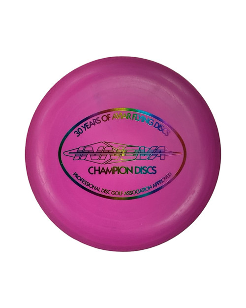 Vist Large View of Product Image Which is Used Innova XT AVIAR 30 YEAR ANNIV. Disc Golf Putter Purple 175g