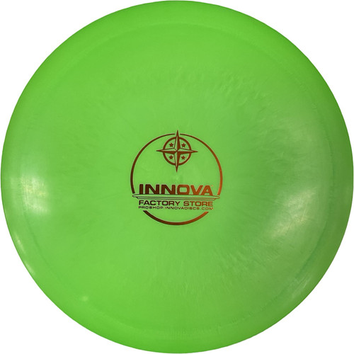 Vist Large View of Product Image Which is New Innova STAR TEEBIRD FACTORY STORE STAMP Disc Golf Driver Green 175g