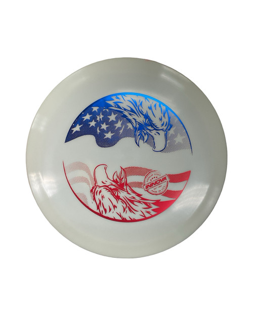 Vist Large View of Product Image Which is Used Innova STAR EAGLE Disc Golf Driver White 170g