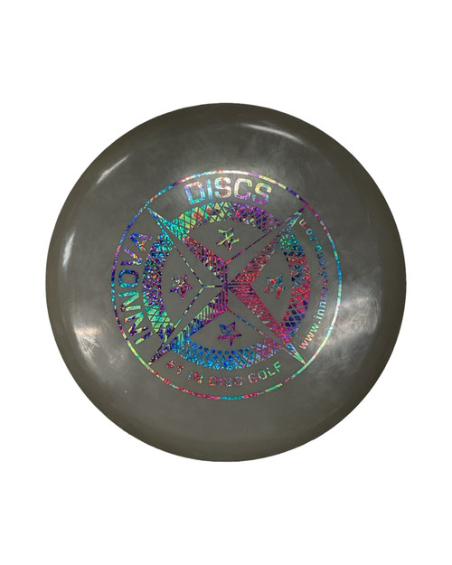 Vist Large View of Product Image Which is Used Innova STAR FOXBAT PROTO Disc Golf Mid Range Grey 168g
