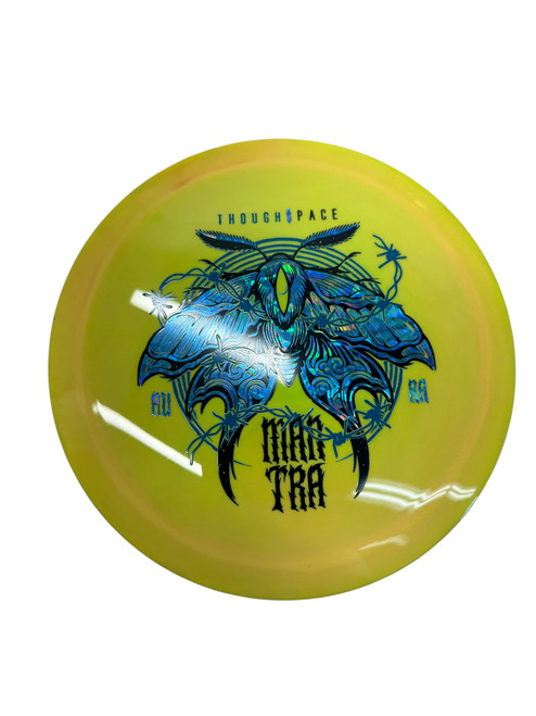 Vist Large View of Product Image Which is Used Thought Space Athletics AURA MANTRA Disc Golf Driver Yellow 169g