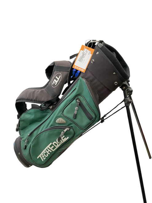 Vist Large View of Product Image Which is Used TechEdge CARRY STAND BAG Jr Stand Bag Green