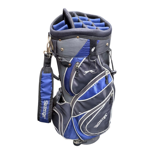 Vist Large View of Product Image Which is Used Slazenger CART Mens Cart Bag Navy Blue