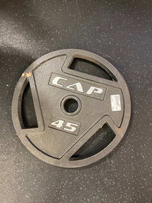 Vist Large View of Product Image Which is Used Cap Olympic Plate (Each) 45 lb