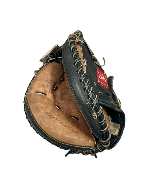 Vist Large View of Product Image Which is Used Rawlings RCM45BT BB/SB Catchers LH Throw Brown 30"