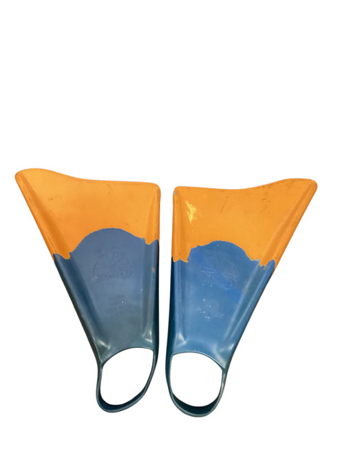 Vist Large View of Product Image Which is Used Churchill Underwater Fins Navy Blue XL