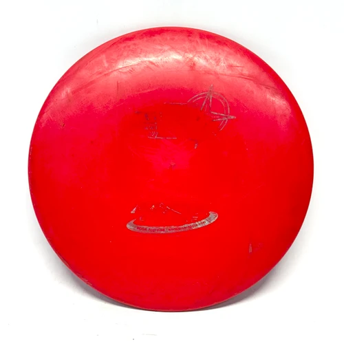 Vist Large View of Product Image Which is Used Innova FIRST RUN STAR TEEBIRD Disc Golf Driver Red 174g