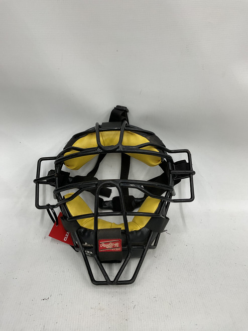Vist Large View of Product Image Which is Used Rawlings SKULL CAP MASK Catchers Mask Black