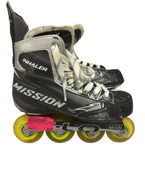 Vist Large View of Product Image Which is Used Mission Roller Hockey Skates Black Senior 5