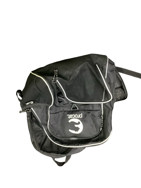 Vist Large View of Product Image Which is Used Soccer Player Sackpack Black