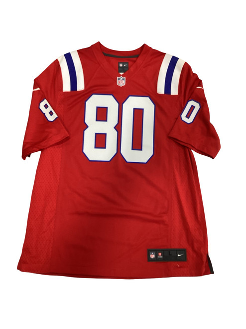 Vist Large View of Product Image Which is Used Nike PATRIOTS AMENDOLA 80 FB Top Adult Red LG
