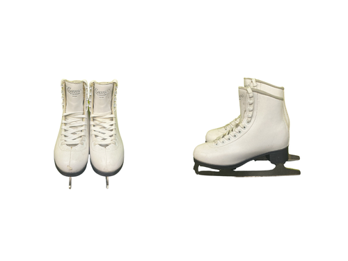 Vist Large View of Product Image Which is Used Jackson CAMEO Girls Figure Skate White Junior 03