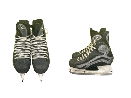 Vist Large View of Product Image Which is Used Mission FLY Senior Hockey Skate Senior 12