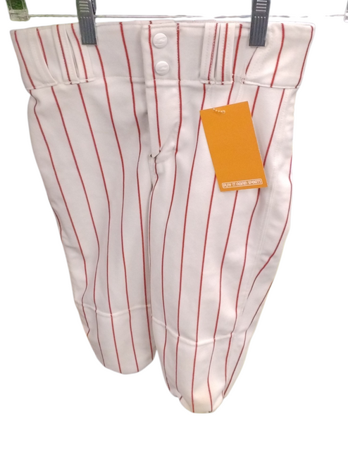 Vist Large View of Product Image Which is Used Champro BASEBALL PANT BB/SB Pant Boys Red And White MD