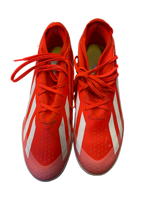 Vist Large View of Product Image Which is Used Adidas Soccer Turf Shoes Orange Senior 8