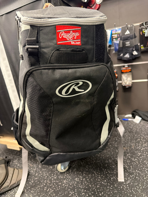 Vist Large View of Product Image Which is Used Rawlings BACKPACK BB/SB Player Backpack Black