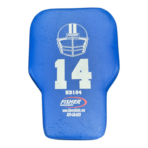 Vist Large View of Product Image Which is Used Fisher HD104 CONTOUR BODY SHIELD FB Blocking Pad Royal Blue