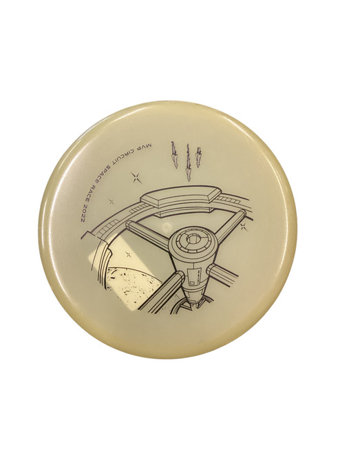 Vist Large View of Product Image Which is Used Streamline ECLIPSE PILOT Disc Golf Putter White