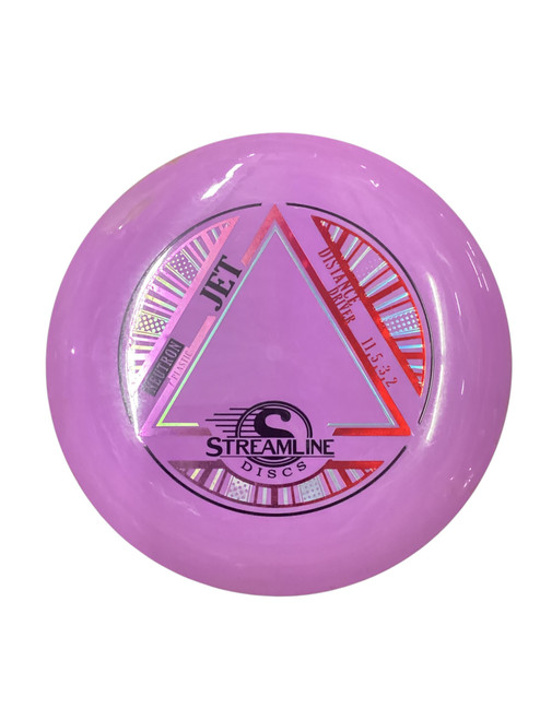 Vist Large View of Product Image Which is Used Streamline JET Disc Golf Driver Purple