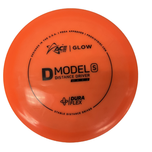 Vist Large View of Product Image Which is Used Prodigy Disc ACE GLOW D MODEL S DRIVER Disc Golf Driver Orange