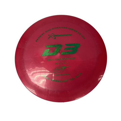 Vist Large View of Product Image Which is Used Prodigy Disc D3 DISTANCE DRIVER Disc Golf Driver Red 173g