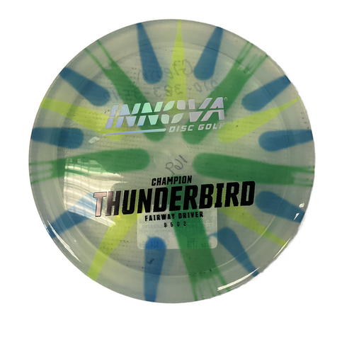 Vist Large View of Product Image Which is Used Innova IDYE CHAMPION TEEBIRD Disc Golf Driver Green 171g