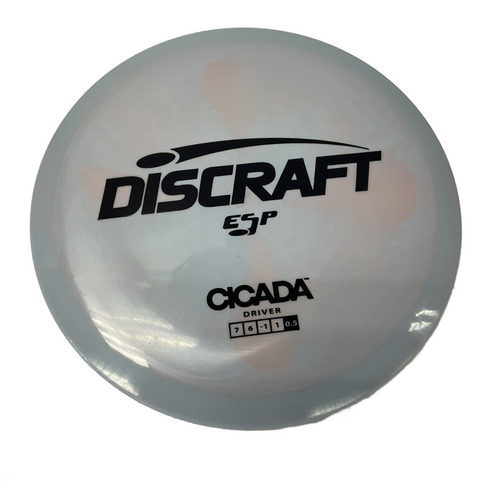 Vist Large View of Product Image Which is Used Discraft ESP CICADA Disc Golf Driver Grey 169g