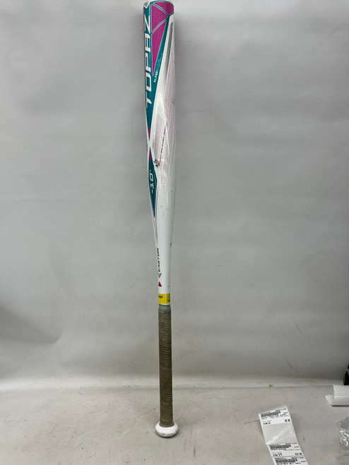 Vist Large View of Product Image Which is Used Easton TOPAZ ALX50 BB/SB Fastpitch Bat White 32"