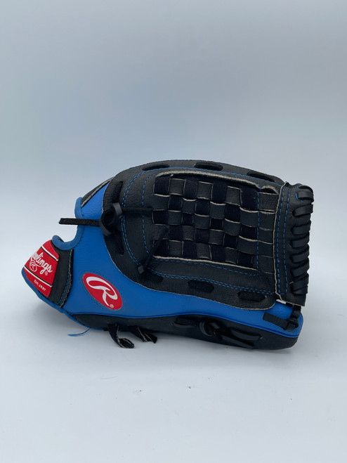 Vist Large View of Product Image Which is Used Rawlings JOSH DONALDSON BB/SB Glove RH Throw Black 12"