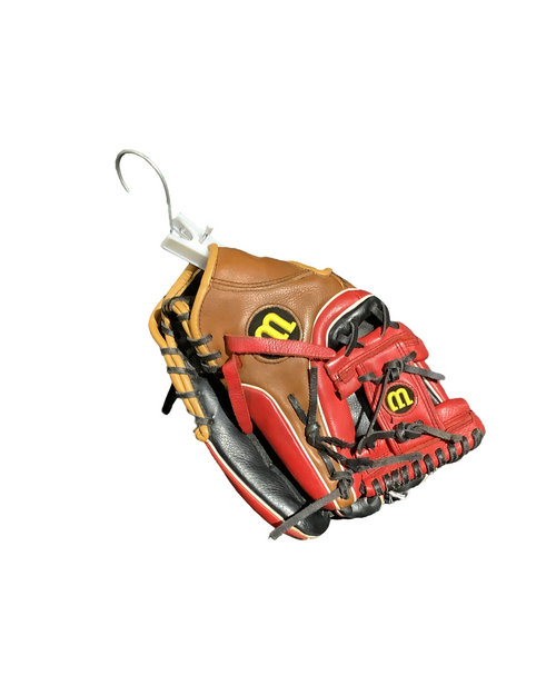 Vist Large View of Product Image Which is Used Wilson A550 BB/SB Glove RH Throw Red 11 1/2"