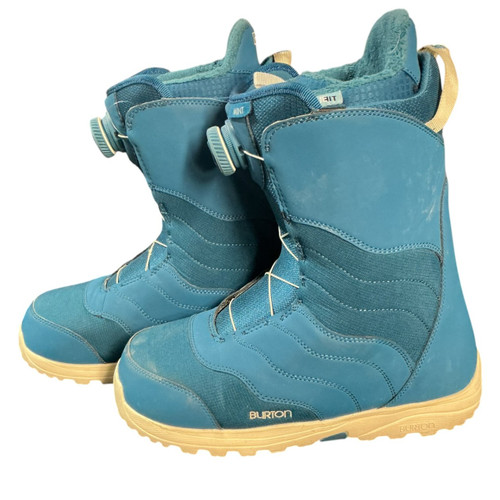 Vist Large View of Product Image Which is Used Burton MINT BOA Womens Snowboard Boots Royal Blue Senior 8.5