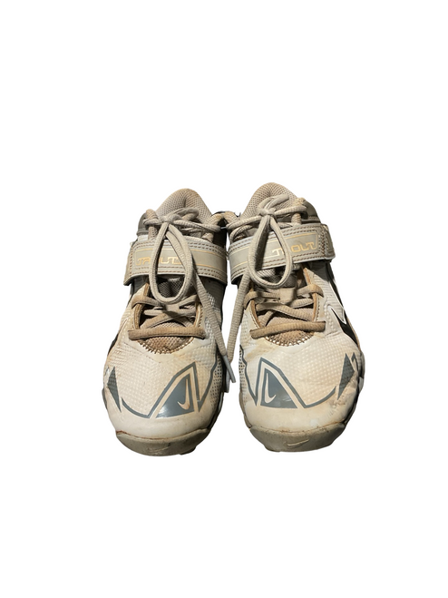 Vist Large View of Product Image Which is Used Nike TROUT CLEATS BB/SB Cleats Grey Junior 01