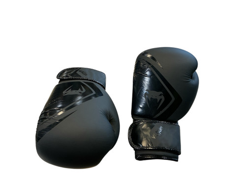 Vist Large View of Product Image Which is Used Venum Boxing Gloves Black Senior