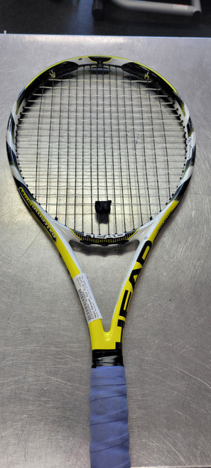 Vist Large View of Product Image Which is Used Head Racquet MID PLUS EXTREME PRO Adult Tennis Racquet None 4 3/8"