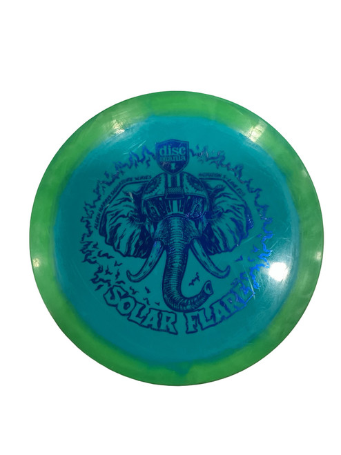Vist Large View of Product Image Which is Used Discmania SOLAR FLARE Disc Golf Driver Green 172g