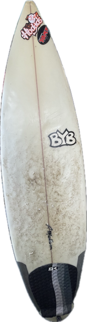 Vist Large View of Product Image Which is Used BYB STUMP Surfboard White 5Ft 10In
