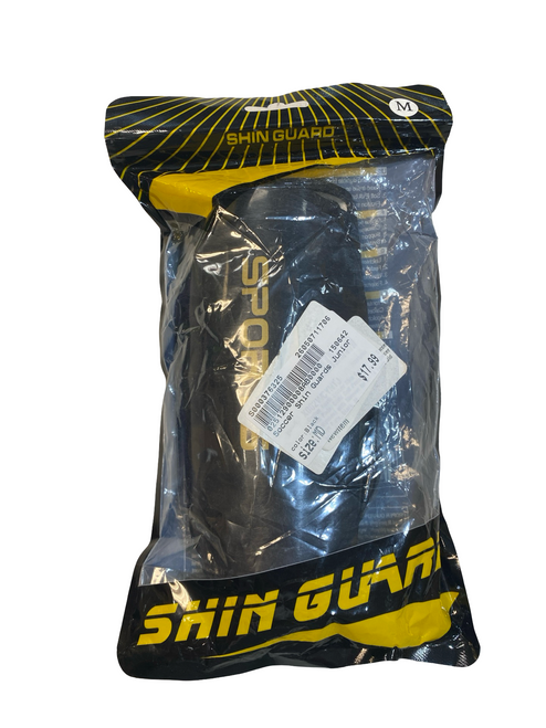Vist Large View of Product Image Which is Used Soccer Shin Guards Junior Black MD